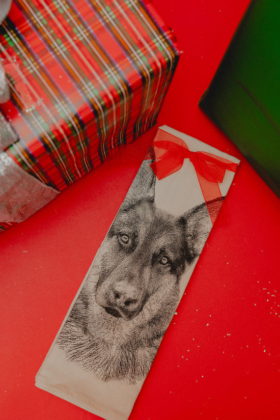 German Shepherd Tea Towel