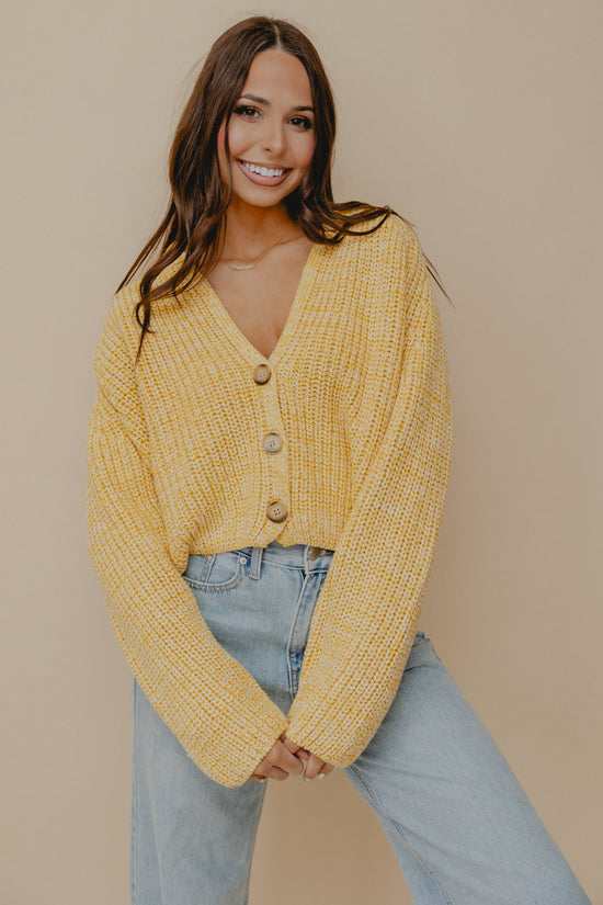 Sunroof Cardigan Yellow