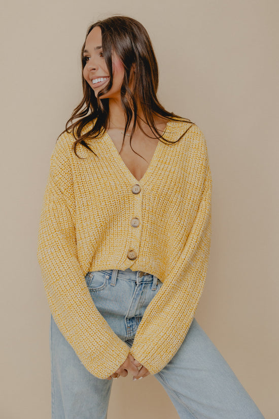 Sunroof Cardigan Yellow