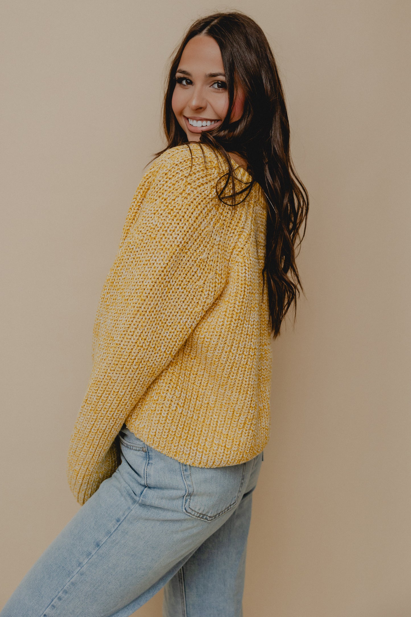 Sunroof Cardigan Yellow