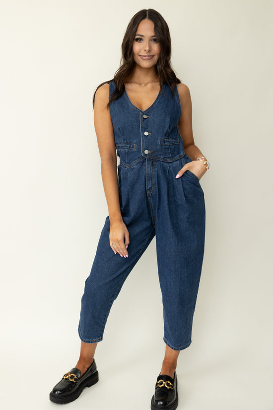 All The Little Things Jumpsuit Denim