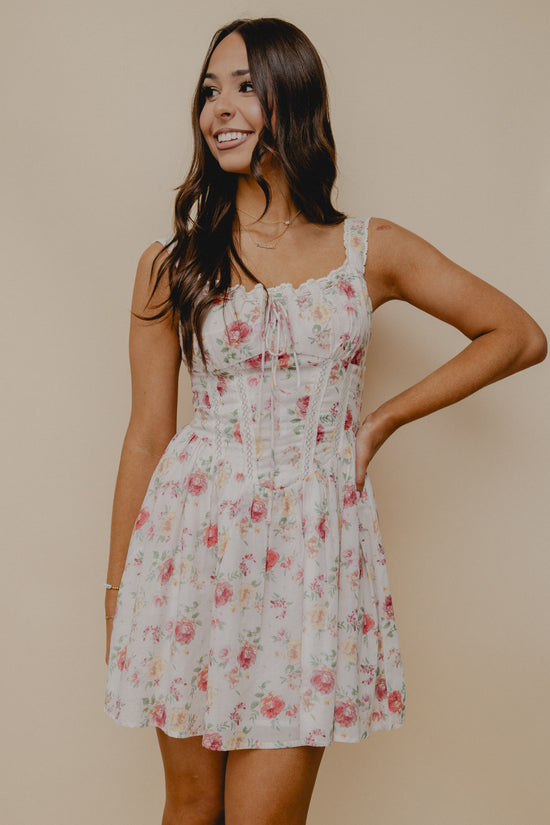 Like Magic Floral Dress Faded Rose