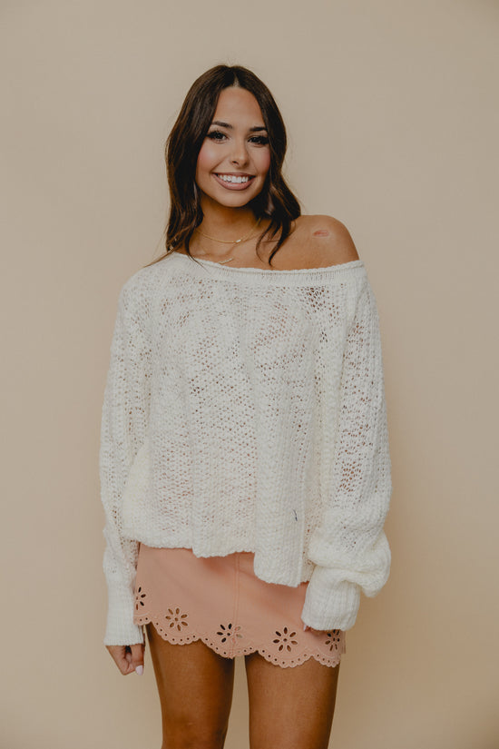 Dream Within A Dream Open Knit Sweater