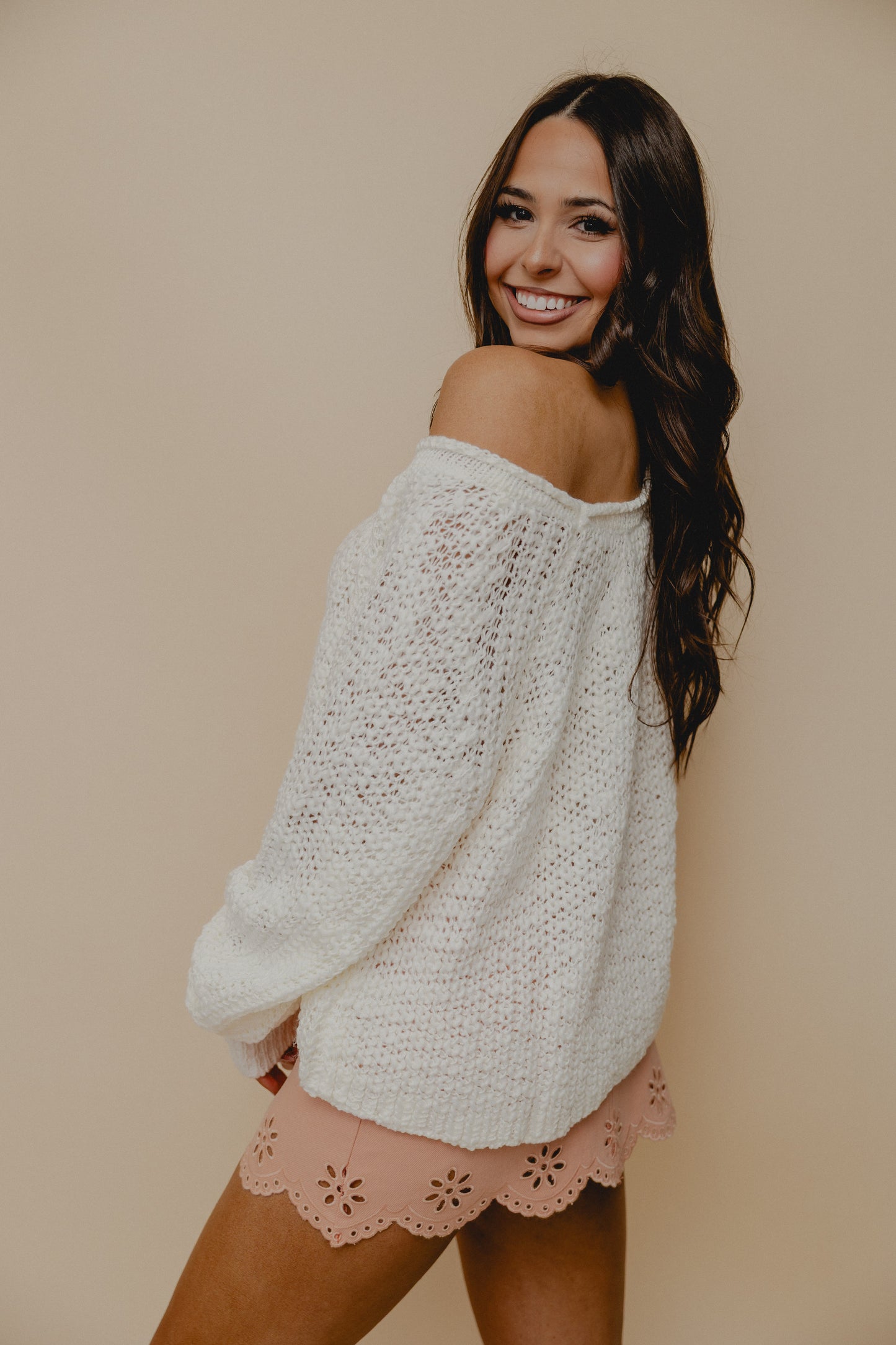 Dream Within A Dream Open Knit Sweater