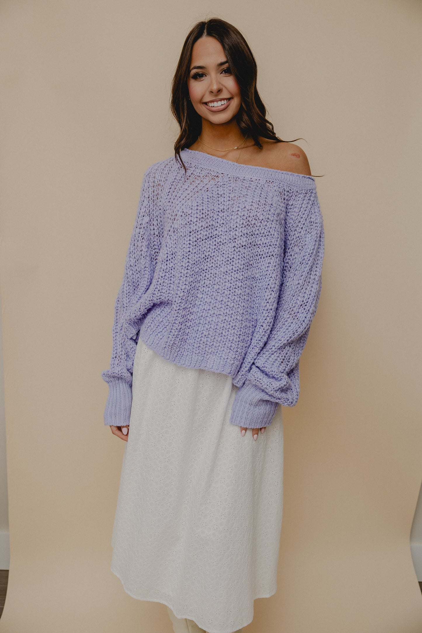 Dream Within A Dream Open Knit Sweater