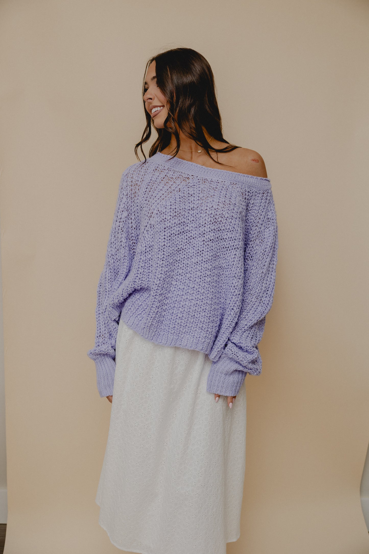 Dream Within A Dream Open Knit Sweater