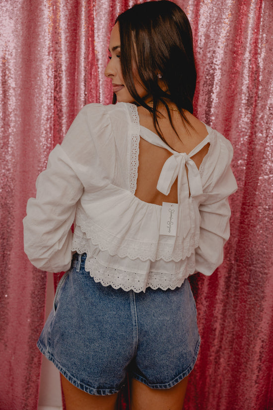 Sweetest Style Ruffle Blouse White