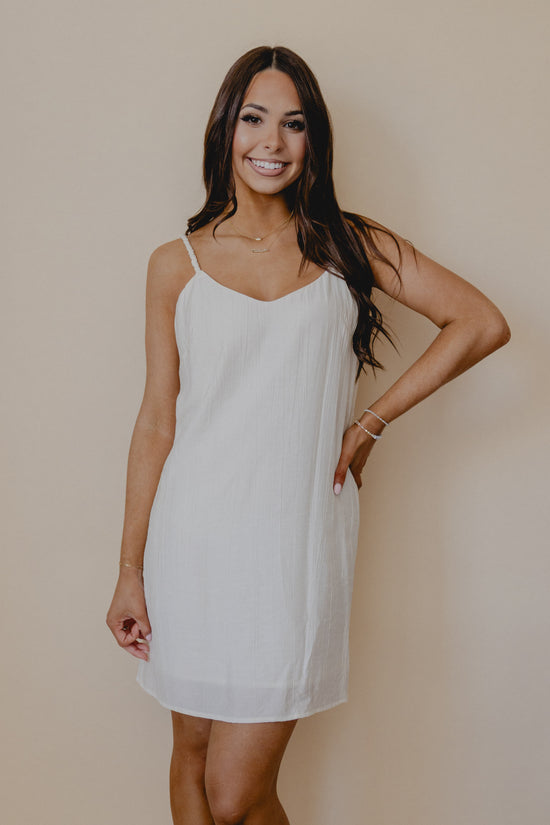 Light A Fire Mini Dress Ivory