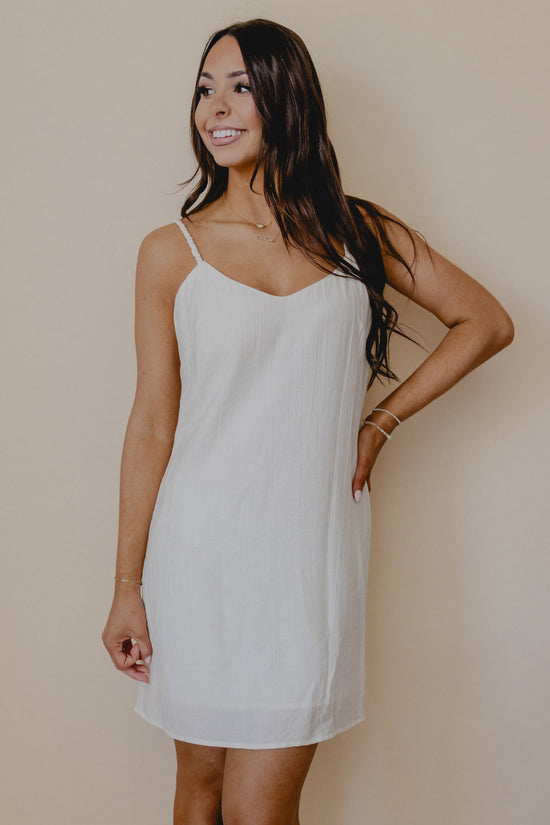 Light A Fire Mini Dress Ivory