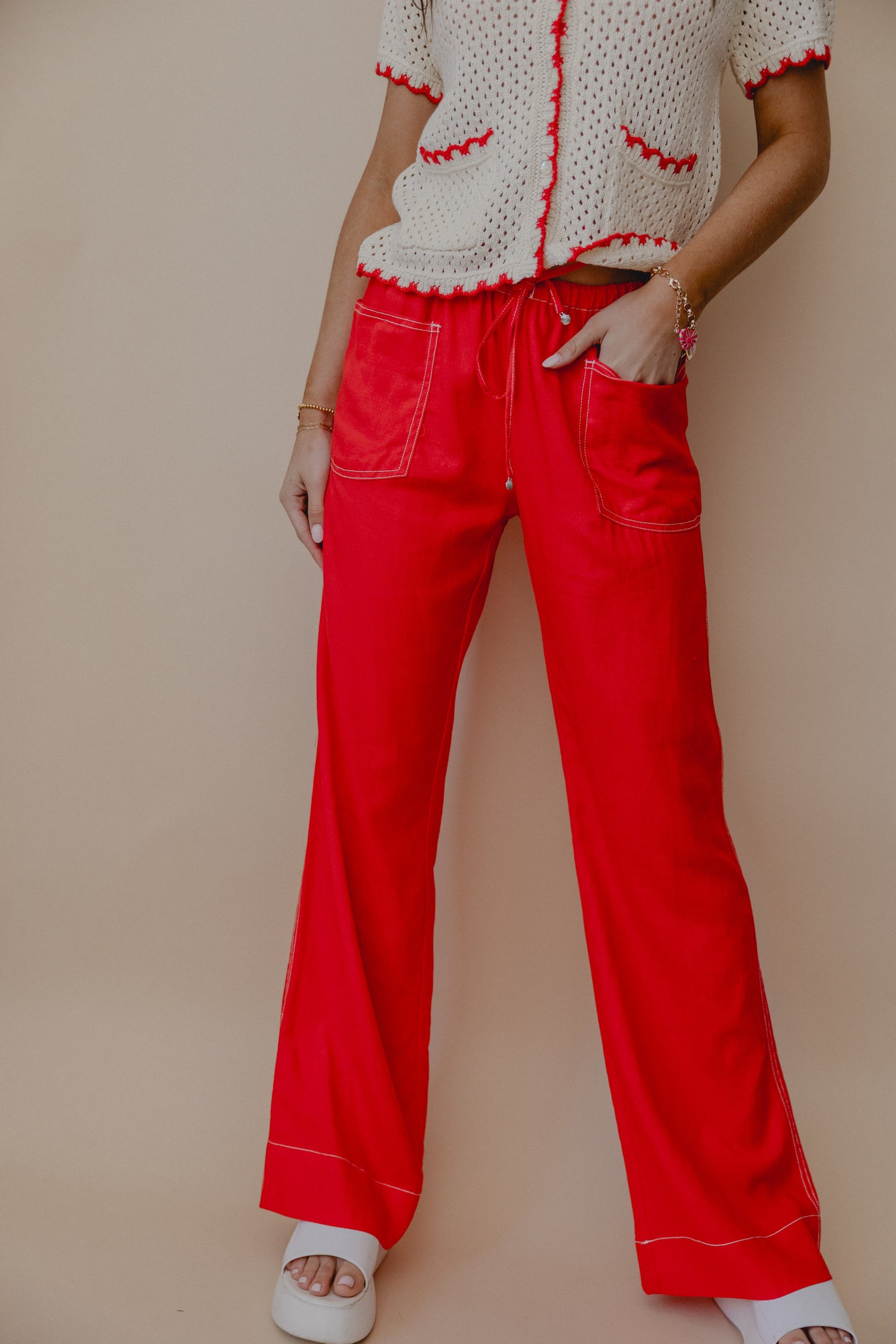 Red Hot Tie Pants