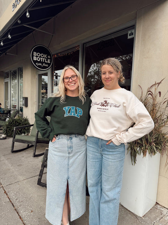 Book Club Pullover Cream